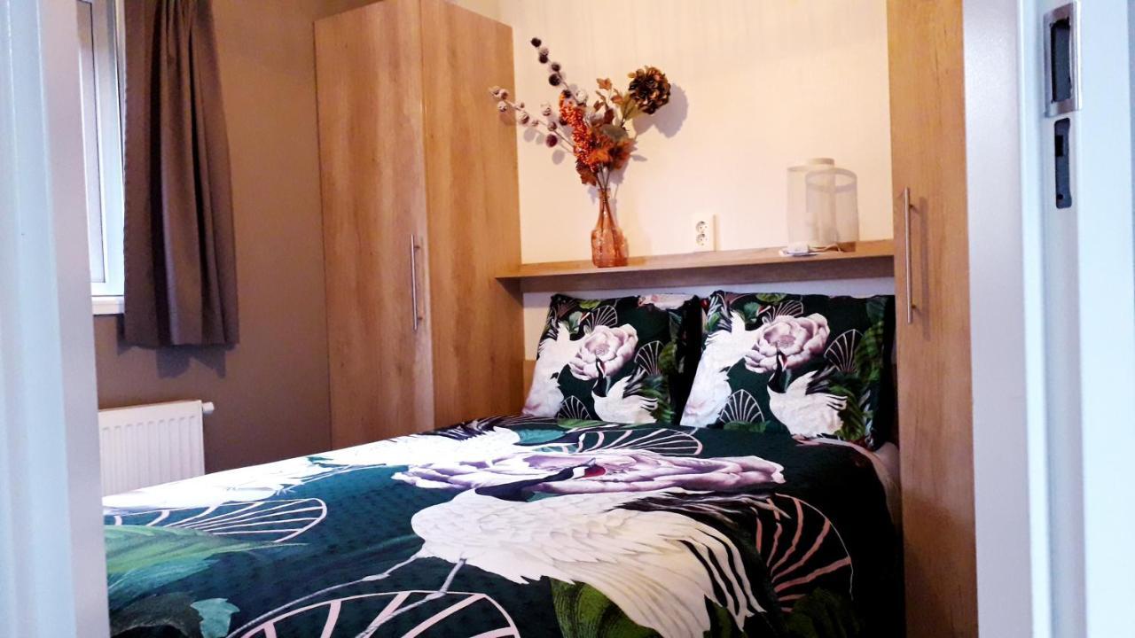 4P Chalet Tolve Met 4 Fietsen Vlakbij Natuurgebieden Drents Friese Wold, Fochteloerveen En Gevangenisdorp Veenhuizen Oosterwolde  المظهر الخارجي الصورة