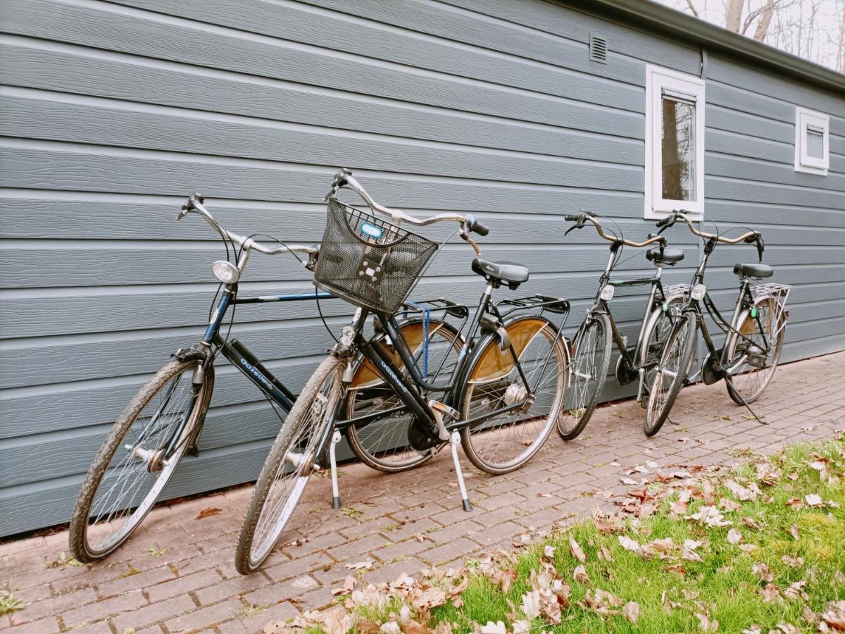 4P Chalet Tolve Met 4 Fietsen Vlakbij Natuurgebieden Drents Friese Wold, Fochteloerveen En Gevangenisdorp Veenhuizen Oosterwolde  المظهر الخارجي الصورة