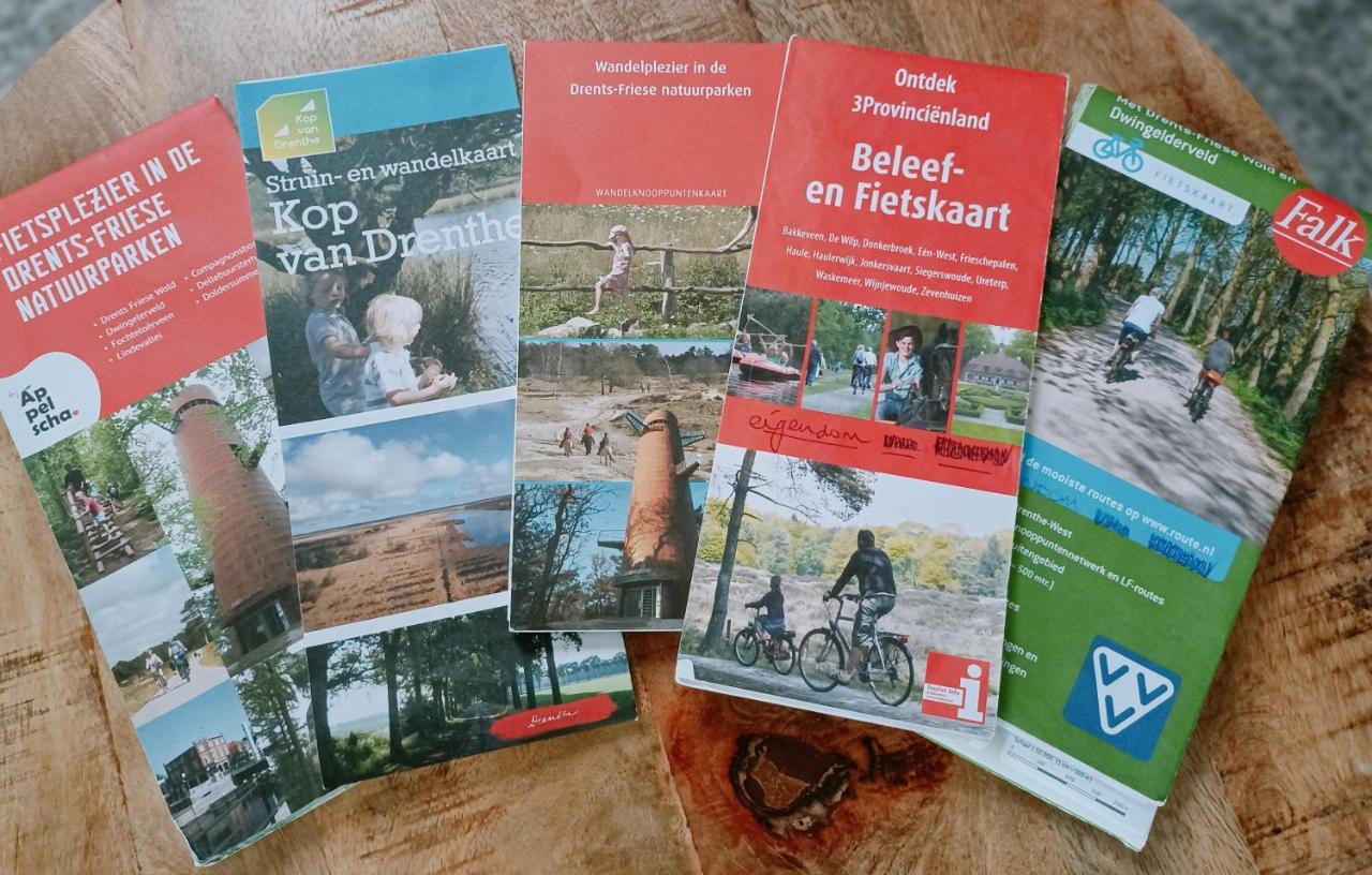4P Chalet Tolve Met 4 Fietsen Vlakbij Natuurgebieden Drents Friese Wold, Fochteloerveen En Gevangenisdorp Veenhuizen Oosterwolde  المظهر الخارجي الصورة
