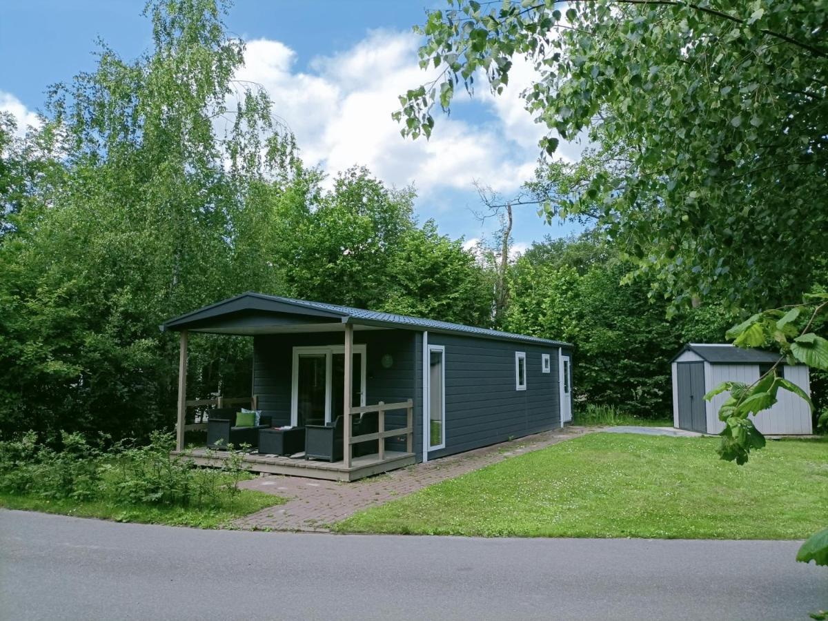 4P Chalet Tolve Met 4 Fietsen Vlakbij Natuurgebieden Drents Friese Wold, Fochteloerveen En Gevangenisdorp Veenhuizen Oosterwolde  المظهر الخارجي الصورة