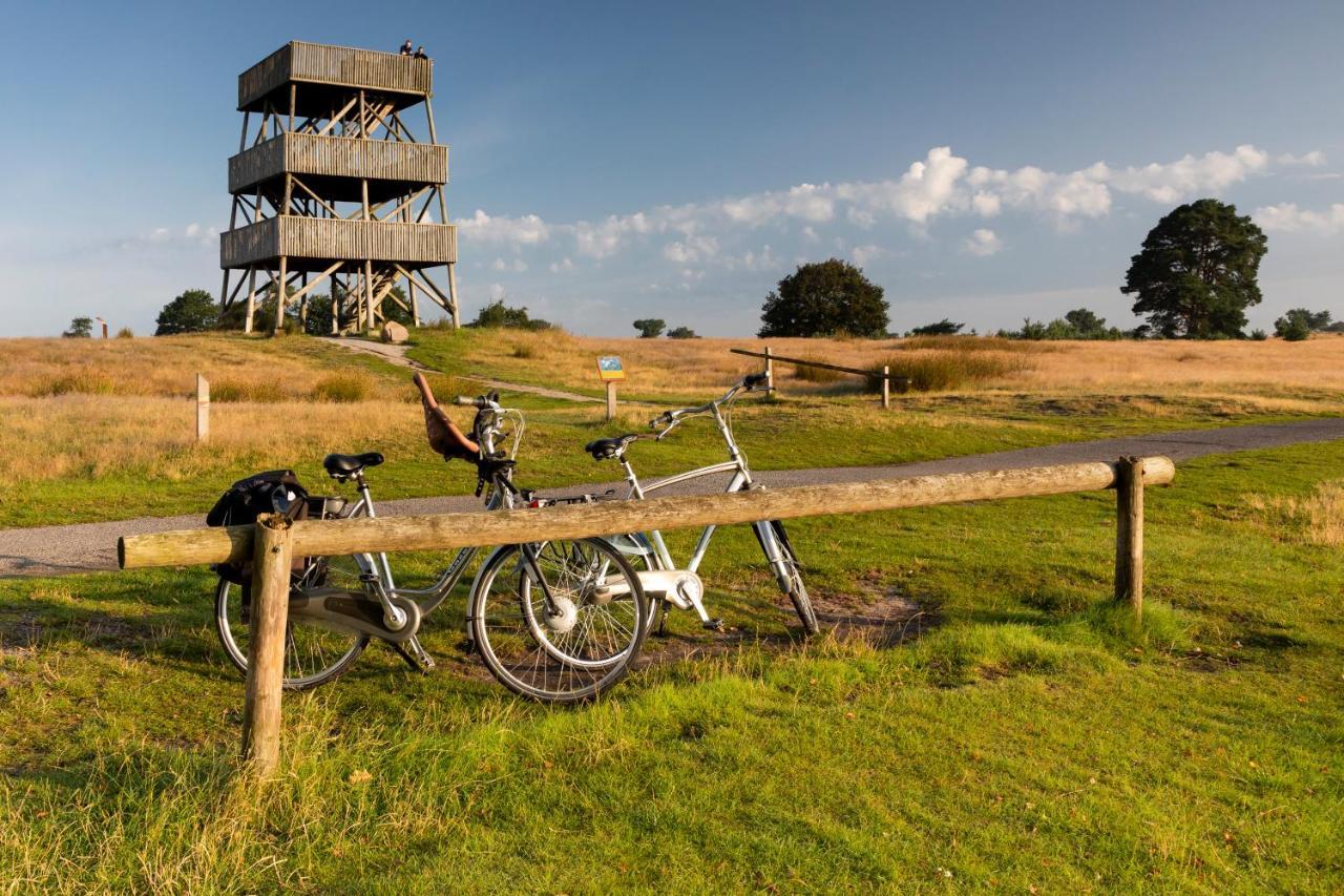 4P Chalet Tolve Met 4 Fietsen Vlakbij Natuurgebieden Drents Friese Wold, Fochteloerveen En Gevangenisdorp Veenhuizen Oosterwolde  المظهر الخارجي الصورة